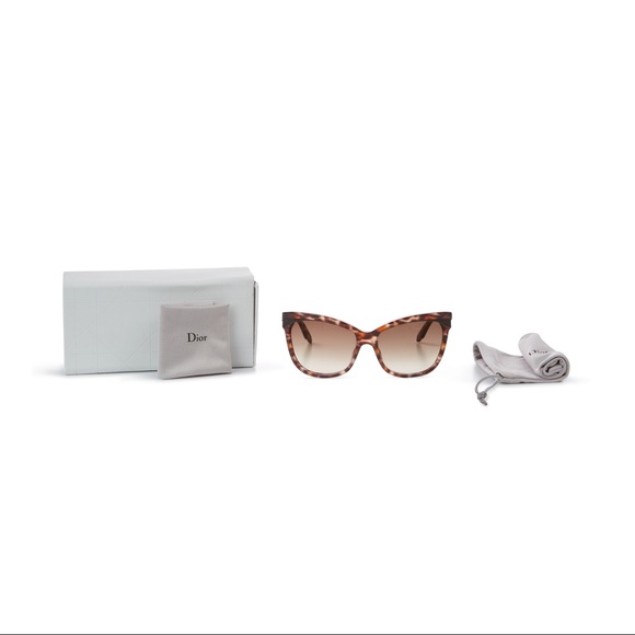 Authentic Dior Havana Tortoise Cat Eye Sunglasses main image 14